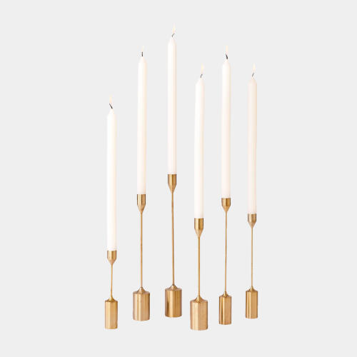 Mitford S/6 Tapers-Brass