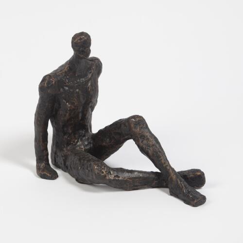 Sitting w/Legs Crossed-Bronze