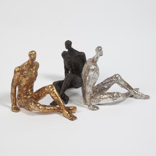 Sitting w/Legs Crossed-Bronze