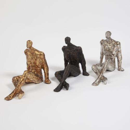 Sitting w/Legs Crossed-Bronze