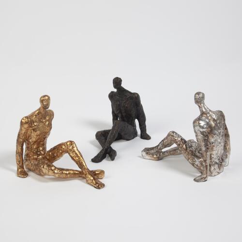 Sitting w/Legs Crossed-Bronze