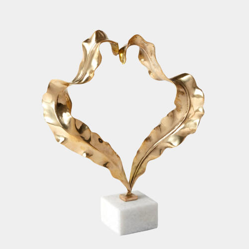 Leaf Sculpture-Brass