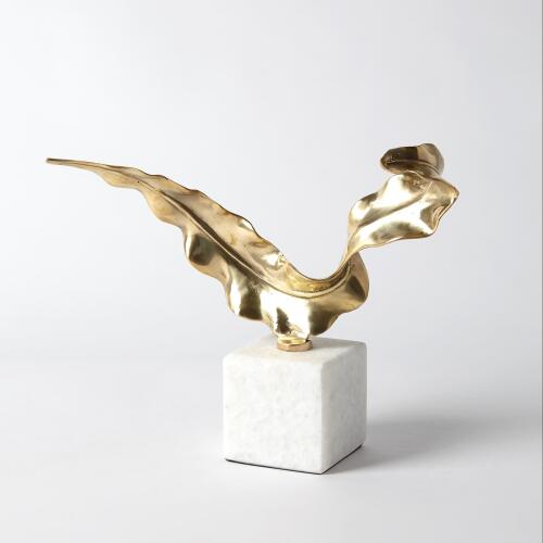 Leaf Sculpture-Brass