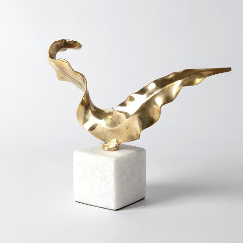 Leaf Sculpture-Brass