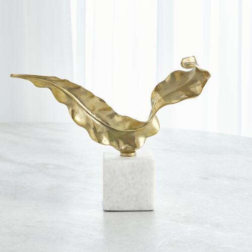 Leaf Sculpture-Brass