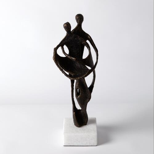 Husband and Wife Sculpture-Bronze