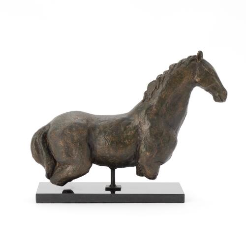 Horse Sculpture-Iron/Granite