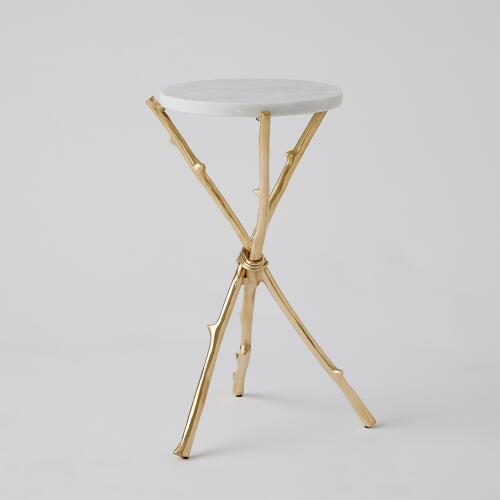 Thorn Table-Brass
