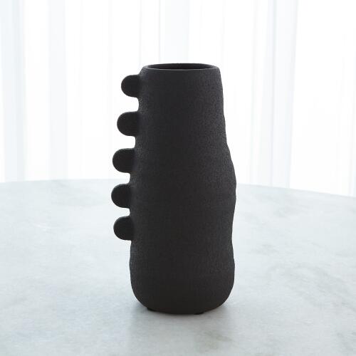 Primitive Porcelain Vase-Black