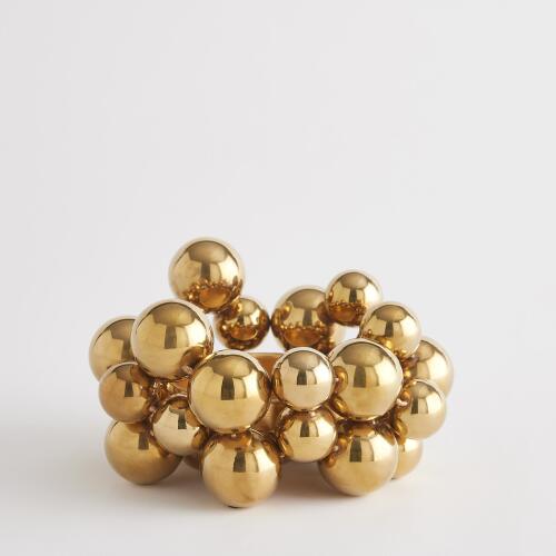 Sphere Candleholder-Brass