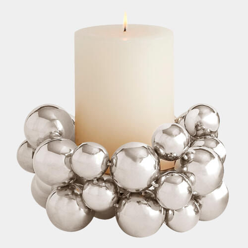 Chereen Candleholder-Nickel