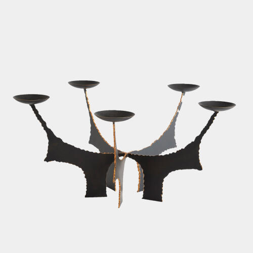 Brutalist C/H Holds 5 Candles-Bronze