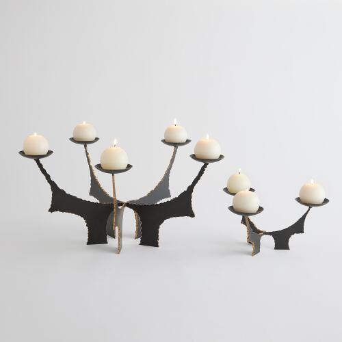 Brutalist C/H Holds 5 Candles-Bronze