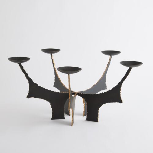 Brutalist C/H Holds 5 Candles-Bronze