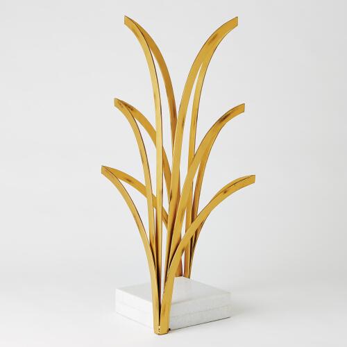 arches sculpture-gold