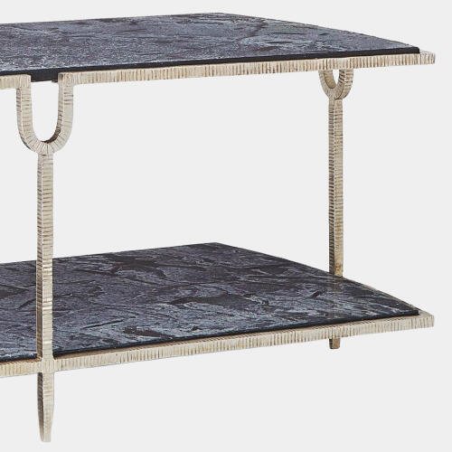 Usain Cocktail Table-Silver
