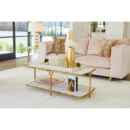 Curve Cocktail Table-Gold