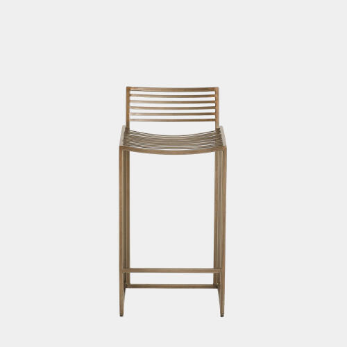 Slat Counter Stool-Forest Black