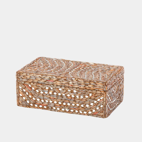 Priya Glass Bangle Bracelet Box-Taupe