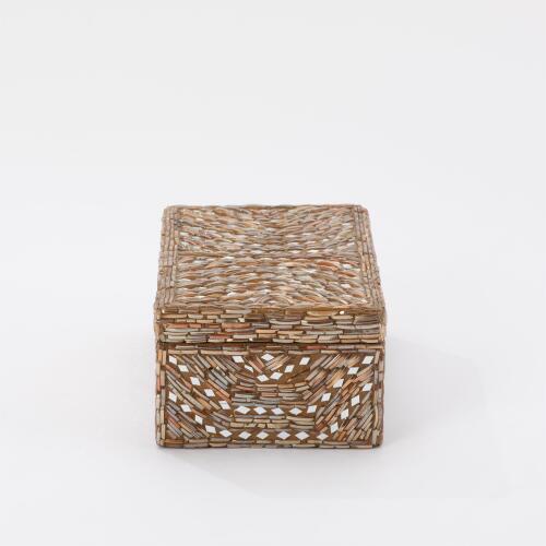 Glass Bangle Bracelet Box Taupe