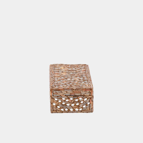 Priya Glass Bangle Bracelet Box-Taupe