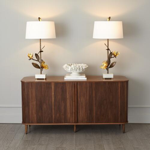 Magnolia Flower Table Lamp