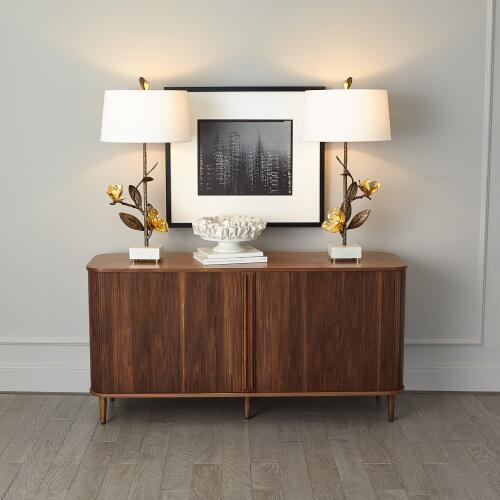 Magnolia Flower Table Lamp