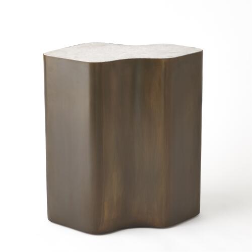 Organic Nesting Table-Gunmetal/Grey Marble