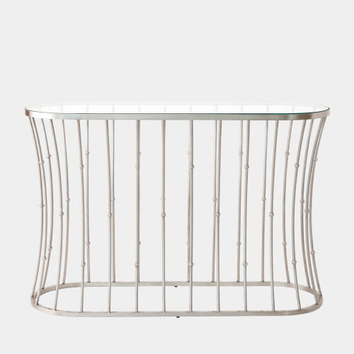 aurora console-brushed nickel