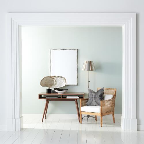 Radial Circle Pillow-Black/White