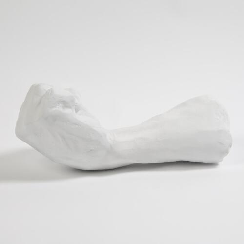 Hand Closed-Matte White