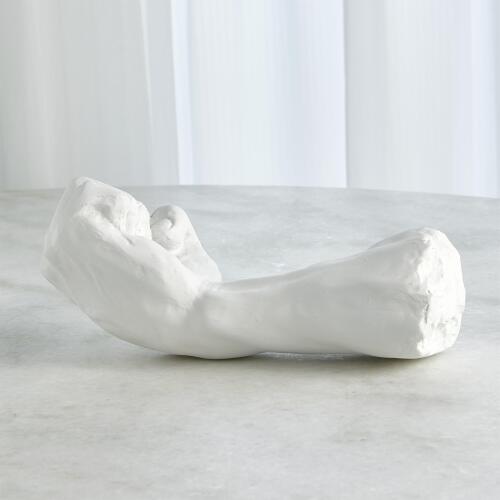 Hand Closed-Matte White