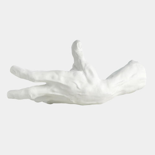 Scott Hand Sculpture-Matte White