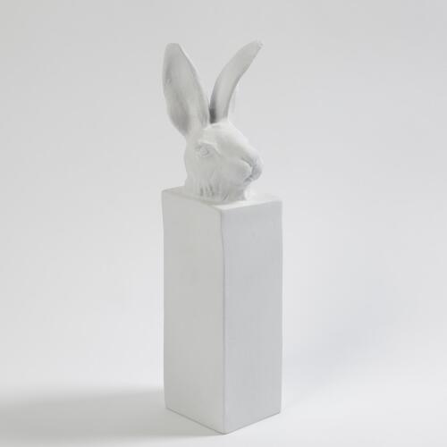 Rabbit Head-Matte White