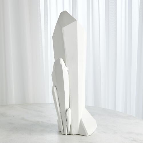 Stone Sculpture-Matte White