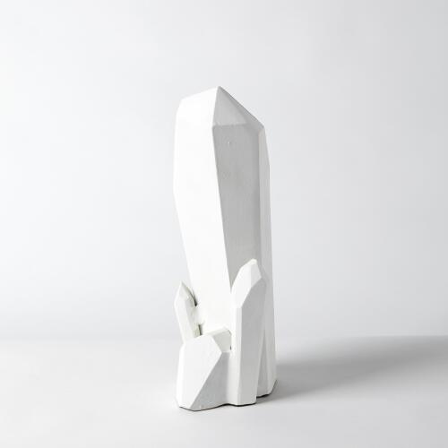 Stone Sculpture-Matte White