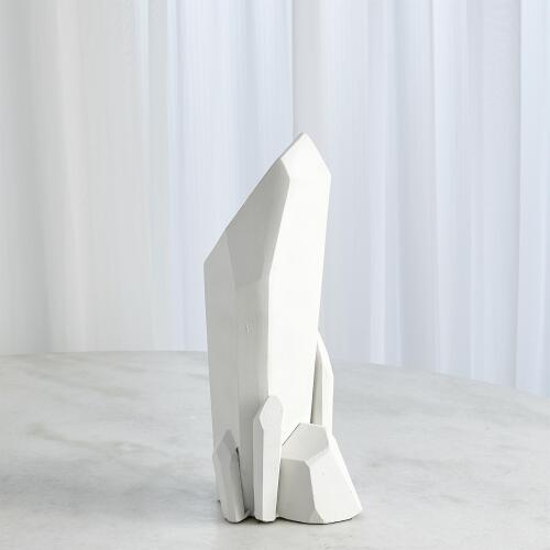 Stone Sculpture-Matte White