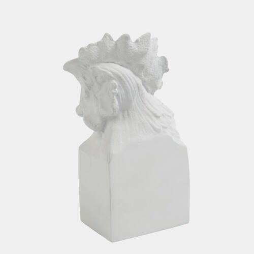 Rooster Head-Matte White