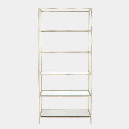 Stud Etagere-Silver Leaf
