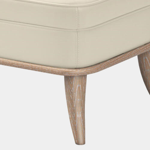 Jackie Ottoman-Gray-Milk Leather