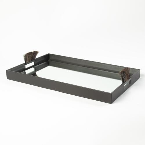 Harrington Tray-Graphite Leather