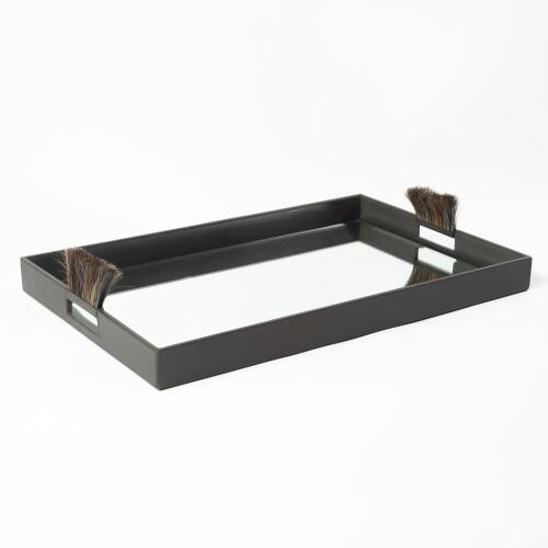 Harrington Tray-Graphite Leather