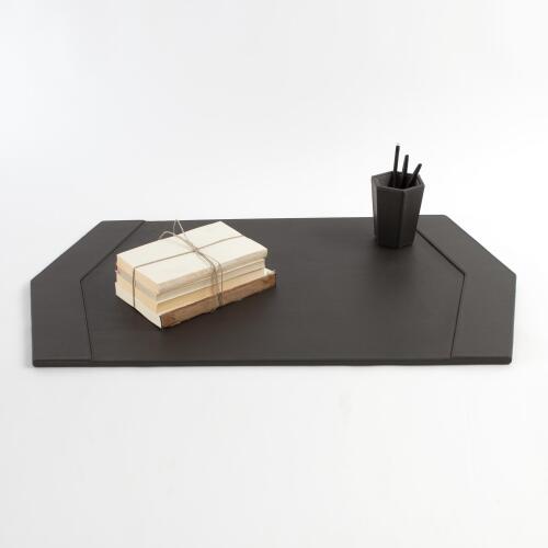 Tiffany Pencil Cup-Graphite Leather