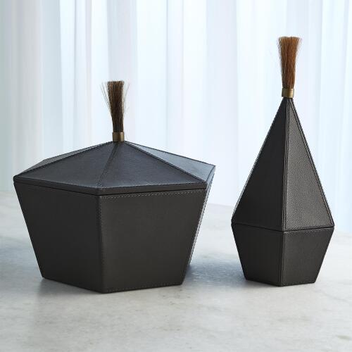 Zephyr Box-Graphite Leather