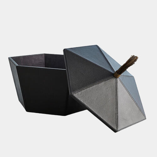 Zephyr Box-Graphite Leather