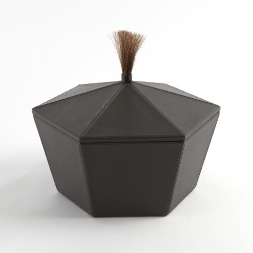 Zephyr Box-Graphite Leather