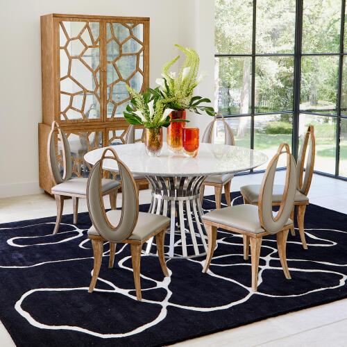 Squiggle Rug-Black/Ivory