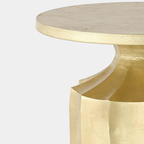 Flirt Drink Table-Gold Leaf