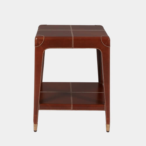 Emporium Home Tiburtina End Table-Saddle