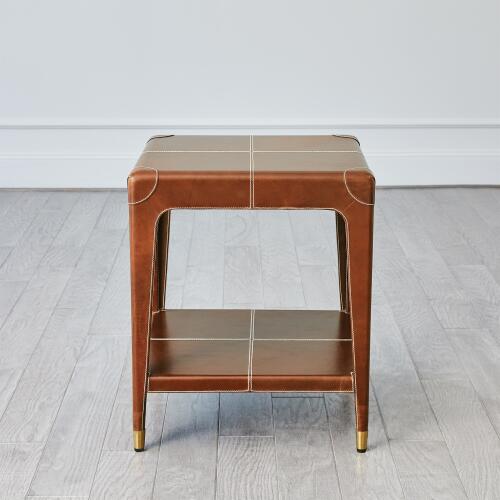 Emporium Home Tiburtina End Table-Saddle